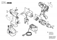 Bosch 0 601 951 520 Gsr 12 Ve-2 Batt-Oper Screwdriver 12 V / Eu Spare Parts